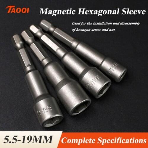 1/5PCS 5mm-17mm Hex SocketS Sleeve Nozzles Nut Driver Set Screwdriver Set Schroevendraaier Set Bits Sets Tools