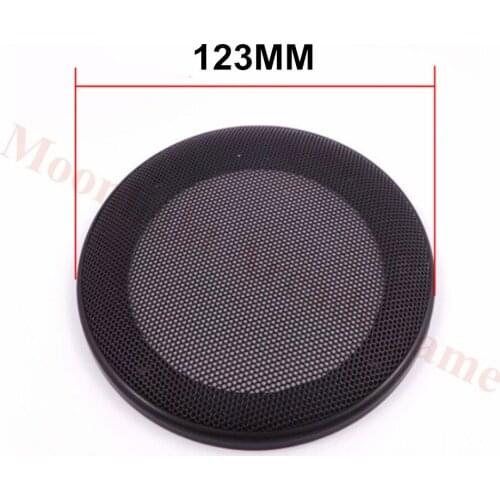 2PCS 4" Speaker Cover Car Audio Metal Grill Mesh Subwoofer Decorative Circle Tweeter Protective Cover