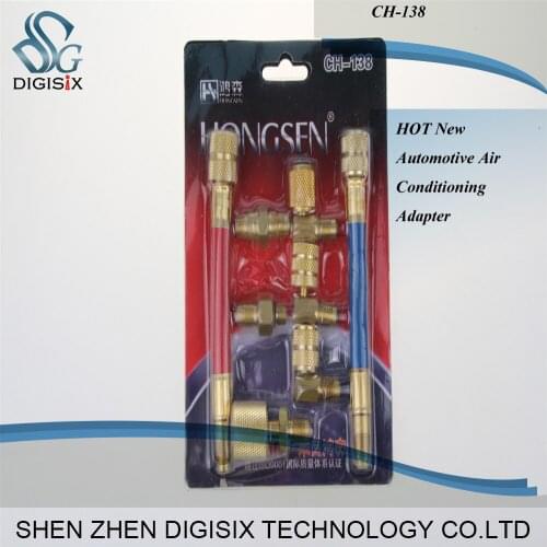 Free shipping Air Conditioning Adapter CH-138 Multi Purpose Adapter R134a R12 Multifunction Connector Refrigeration Tools