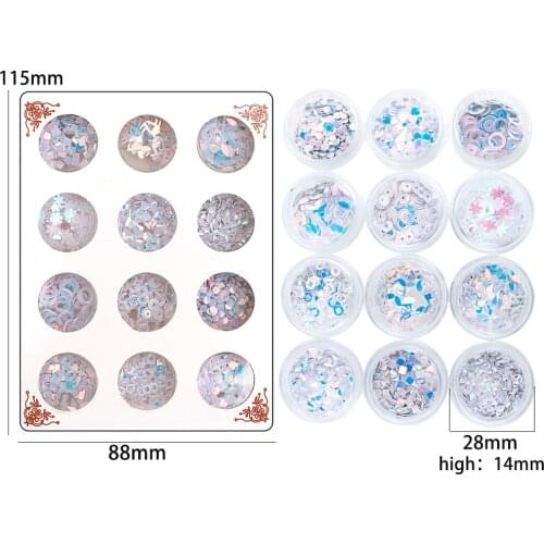 Glitter Gel Face Jewels Body Eye Face White Silicone Mold Filling Sequin Gel Holographic Chunky Glitter Flash Drill Festival