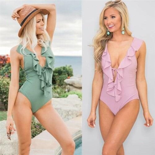 One Piece Swimsuit Womens One piece Bandage Push-Up Swimwear Swimsuit Bathing Suit Brazilian IT Swimming Suit For Women