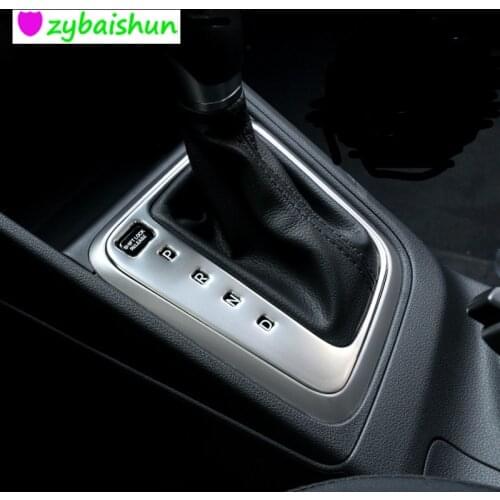 For Hyundai Solaris 2 Gears cover panel decorative frame chrome car-styling Interior Mouldings decoration accessory 2017