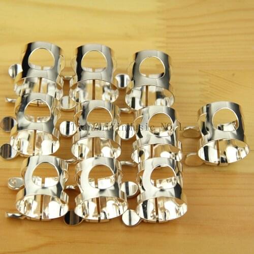 Clarinet parts bB Clarinet ligature 10pcs Silver plafe