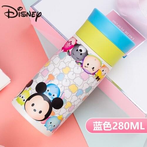 Disney childrens thermos cup 304 stainless steel water cup straight drinking kettle student leak proof drop portable