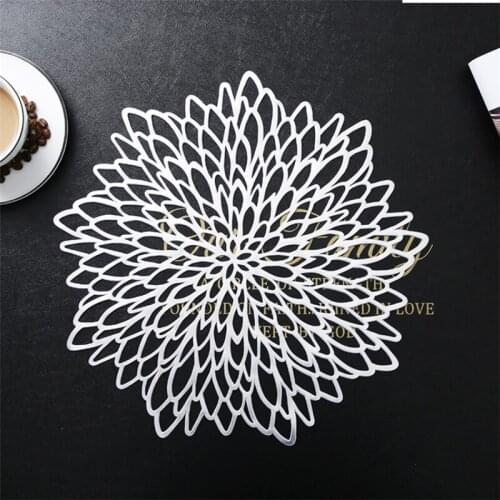 European table placemat lotus leaf pattern plant kitchen coffee table mat coaster coaster board coaster home decor