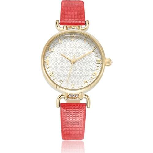 Fashon women brand watches leather strap casual wristwatches NO.2