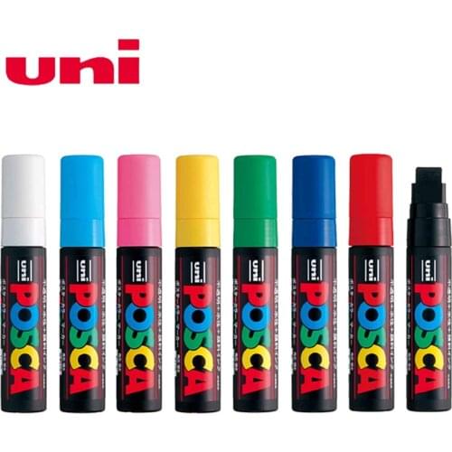 Uni Posca PC-17K Paint Marker Pen-Extra Broad Tip-15mm 8colors Set rotulador