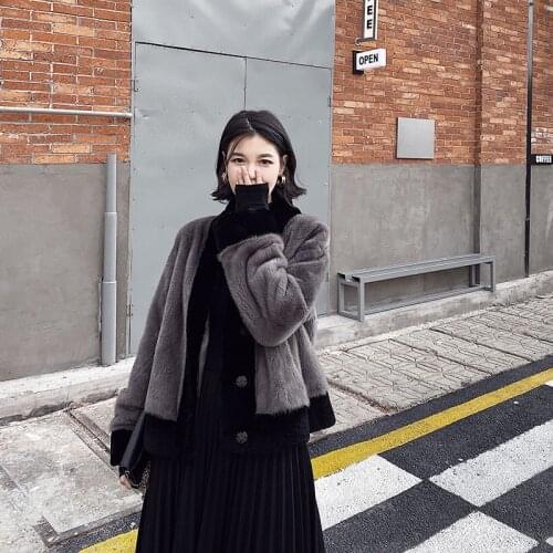 Fashion High Quality Women Coats Natural Mink Fur Coat Luxury Korean Female Jacket Short Warm Jackets for Women2020 Ropa Zjt544