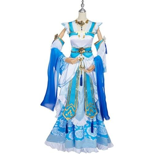 2021 Anime Re:Life in a different world from zero Cosplay Rem Dress Chinese Style Clothing Women Costume Set