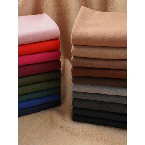 Wool Fabric Solid Color Cashmere Wool Coat Clothing Skirt Diy Brocade Sewing Black White Black Blue Gray Red Dress Trousers Hat