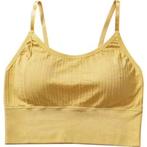 Ice Silk Sports Underwear Sexy Woman Beauty Vest Style All In One Bra Wrap Chest