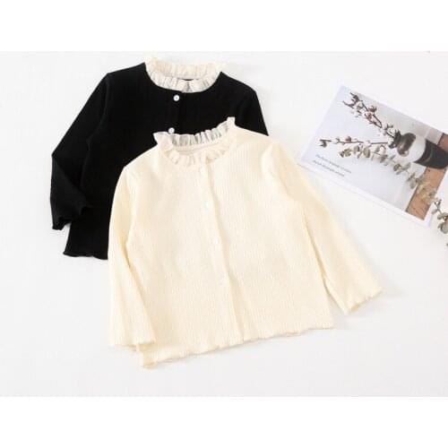 Toddler Girl Sweaters Fashion Korean Lace Knit Cardigan for Girl Kids Clothes 1 2 3 4 5 Years Baby Child Sweater Girl Outerwear