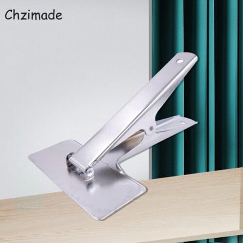 Chzimade Stainless Steel Sewing Clip Garment Cutting Bed Movable Cloth Clamp Fabric Fix Tailor Diy Sewing Embroidery Tools