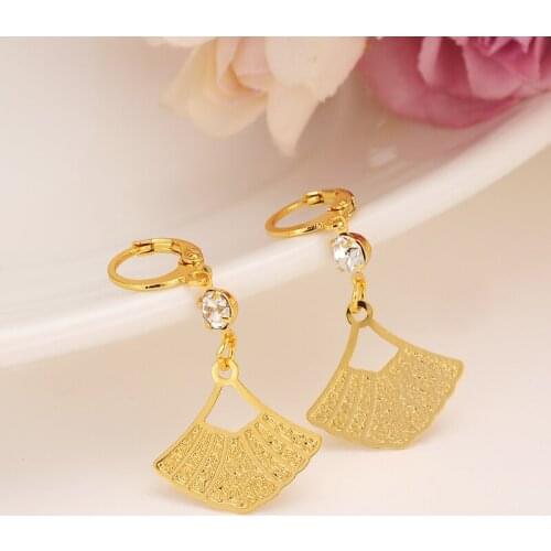 Bangrui Beads Earrings for Women/Girls Gold Color Ball Earing Jewelry Gifts African,Indonesia,Nigeria,Congo,Arab Earring