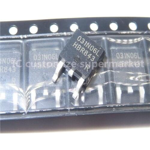 10PCS/LOT NWE 031N06L IPD031N06L3G TO-252 60V 100A SMD Transistor