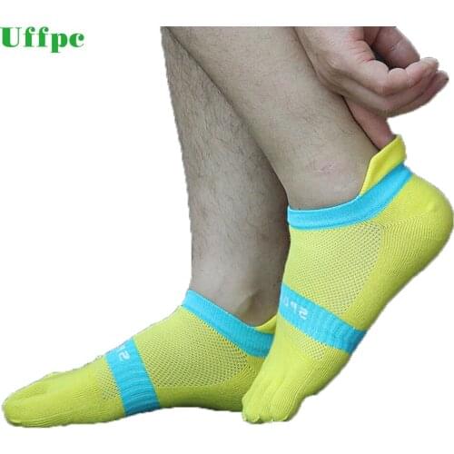 5 Pairs/lots New Mens Socks Cotton Five Finger Socks Casual Toe Socks Breathable Calcetines Ankle Socks Fashion Boy