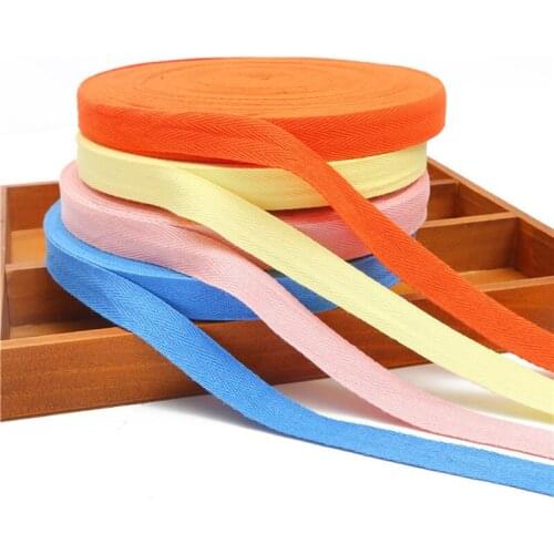 5yards/Lot 20mm Polyester Woven Webbing Straps Herringbone Tape Ribbons DIY Sewing Overlock Cloth Strap Belt Craft Accessories