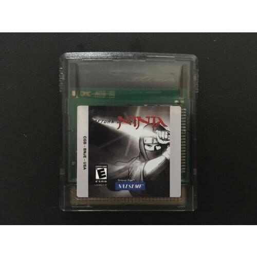 8bit COLOR game card : RETURN OF THE NINJA ( USA Version!! )