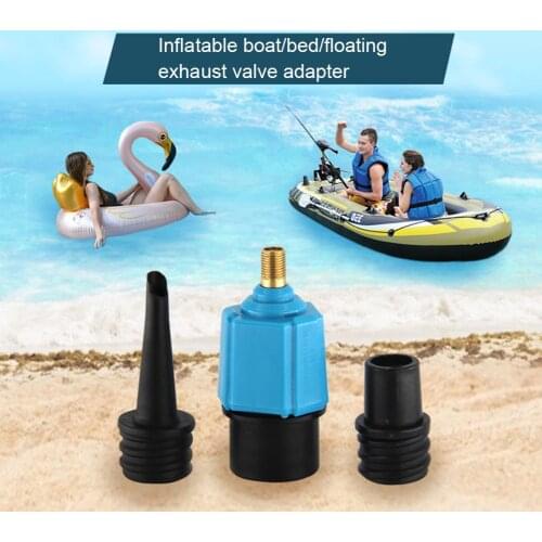 Boat Valve Adaptor Kayak Supplies Rowing Equipment Gadgets Rubber Boat Accessories Nozzle Portable Compressor Adaptor