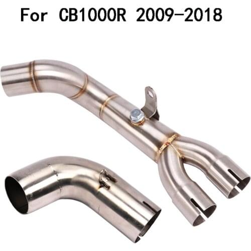 For 2009-2018 CB1000R Motorcycle Exhaust Pipe Delete Replace Catalyst Slip On Original Muffler Stainless Steel Pipe