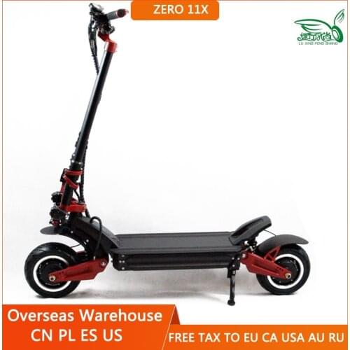 2021 Newest ZERO 11X Inch Dual Motor Electric Scooter 84V 1600W*2 Motor Off-road E-scooter 110km/h Double Drive Zero11X Off Road