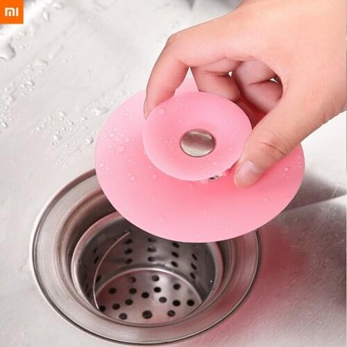 Xiaomi Kitchen Sink Filter Shower Drain Hair Catcher Stopper Bathroom Floor Drain Cover Universal Anti-clogging Sink Strainer