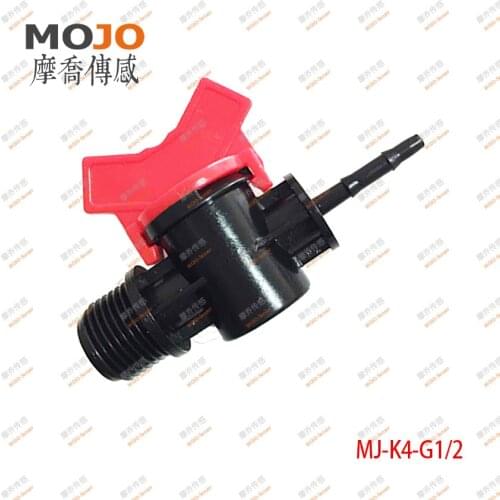 2020 Mini Water Hose Valve Irrigation Valve For Micro Irrigation Garden MJ-K4-G1/2 4mm to G1/2'' 10pcs/lots