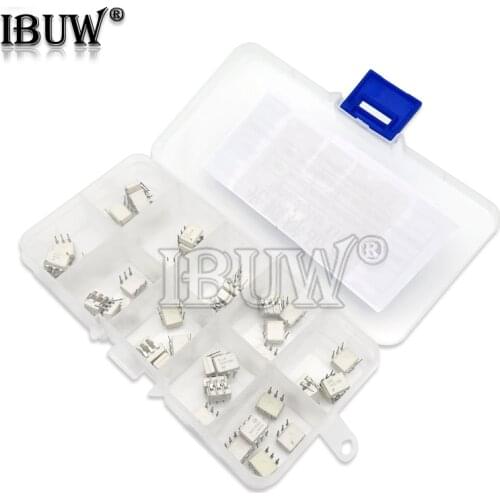 DIP Optocoupler Kit hjxrhgal 10value*5PCS=50PCS 4N25 4N35 MOC3021 MOC3022 MOC3023 MOC3041 MOC3043 MOC3052 MOC3061 MOC3063 DIP