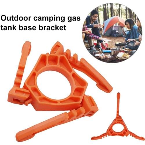 Outdoor Camping Gas Tank Base Bracket Flat Stable Frame Folding Stabilizer Fixed Bracket Stove Stand For Camping Outdoor Hiking