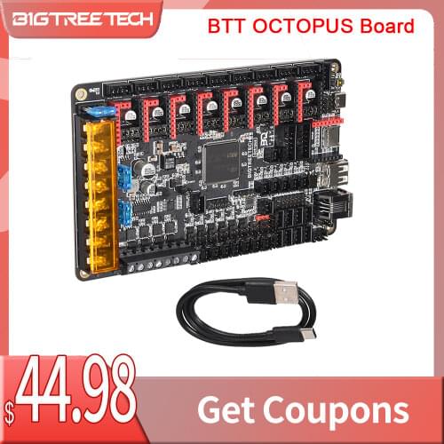 BIGTREETECH BTT OCTOPUS V1.1 Control Board TMC2208 TMC2209 UART 32bit Motherboard For Voron V2 3D Printer Parts B1 Upgrade CR10