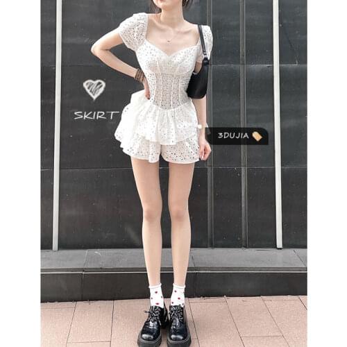 Dresses For Women 2021a Line Skirt Female Summer Puff Sleeve Dress Vestido De Mujer Femme Robe