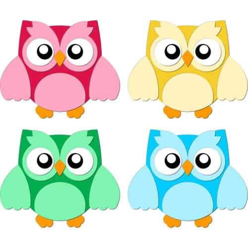 New Owl Wooden Die Scrapbooking C2755 Cutting Dies Multiple Sizes Compatible with most die cutting machines