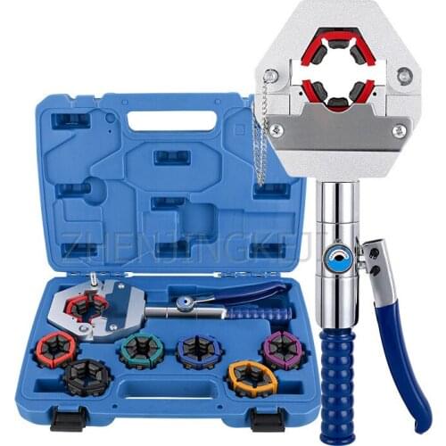 8T Manual Small Hydraulic Clamp Cutting Tools Car Pipeline Portable Pipe Pressing Machine Connector 8T (mm²) Crimp Aluminum