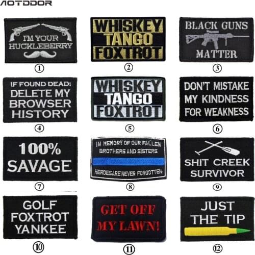 Custom embroidered military patch biker motorcycle funny patches tactical patches army USA for backpack vest