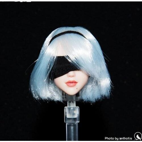 1/6 NieR:Automata YoRHa No. 2 Type B Head Sculpt female Head Model Movable Eyes