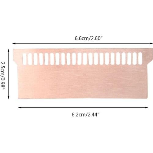 2Pcs Copper Notebook Gaming Laptop Memory Heatsink Cooling Vest 0.5mm Radiator