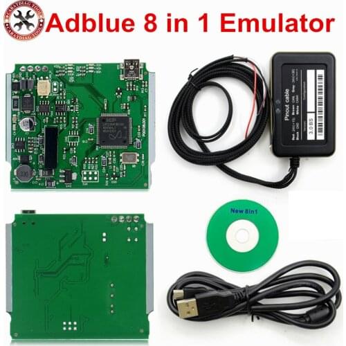 Truck adblue 8 in 1 v3 Nox Sensor support for Mercedes DAF Volvo Renault and Ford 8 in 1 Adblue emulator OBD2 for trucks