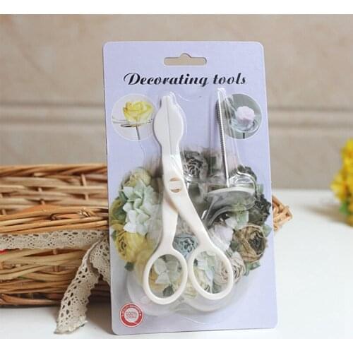 Baking Accessories Pastry Tools Cake Nails Set Icing Modeling Rose Flowers Cake Cream Supplies Cake Scissors