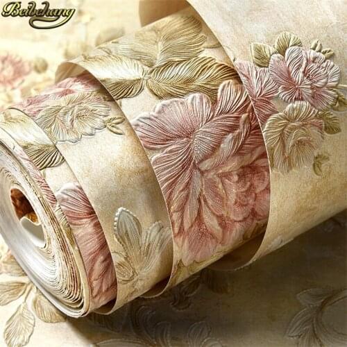 Beibehang European American retro pastoral Wallpapers Roll Wall Paper papel de parede 3d murals wall-paper home improvement