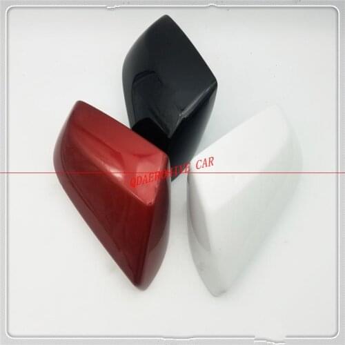 QDAEROHIVE Side Mirror Covers Caps chrome door mirror cover ABS car styling for cadillac ATS ATSL 2013-2018