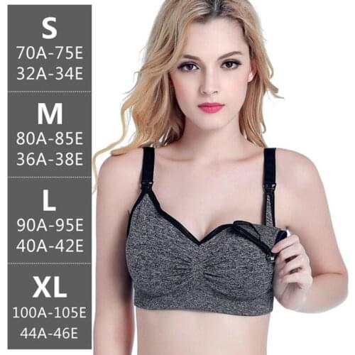 Bustier Top Full Figure Wire Free Nursing Plus Size Breast Nursing Bras Pregnant Feeding Pregnancy Women Underwear Feeding Bra