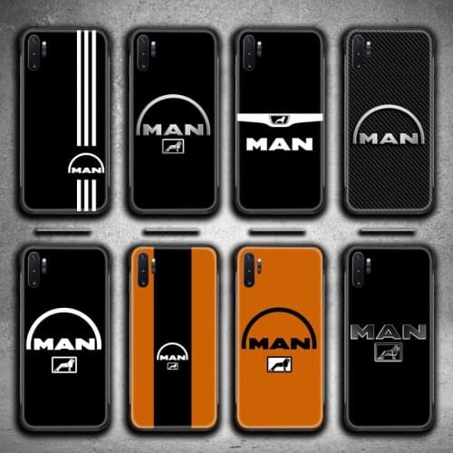 Man trucks logo Phone Case For Samsung Galaxy Note20 ultra 7 8 9 10 Plus lite J7 J8 Plus 2018 Prime M21
