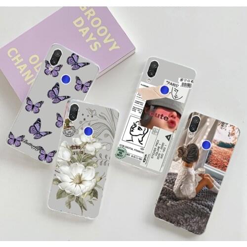 For xiaomi Redmi Note 7 Redmi 7 Note 7 Pro Case Cute Silicone Clear Soft TPU Back Cover Phone Cases For Xiaomi Redmi Note 7 Case