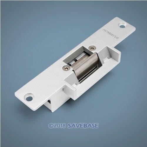 HOMSECUR DC12V NO Mode Electric Strike Door Lock For Access Control System Door Phone