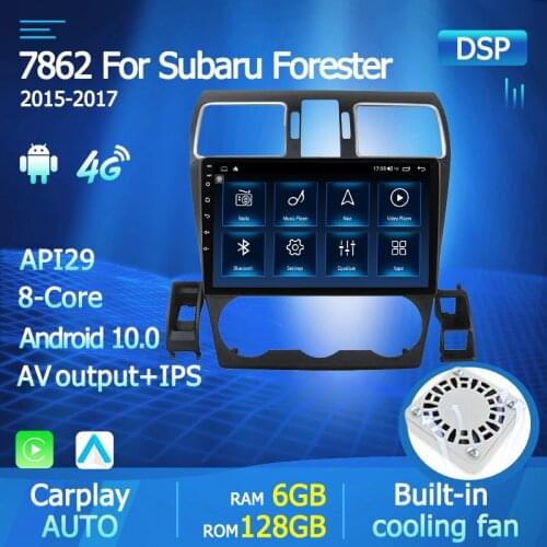 New Product 2 DIN Android 10 For Subaru Forester 4 SJ 2015 2016-2017 2018 Car Radio Multimedia Video Player Navigation GPS 2DIN