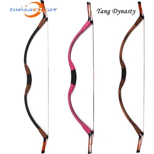 Hunting Bow Traditional Wooden Achery Bow Outdoor Shooting Recurve Bow for Outdoor Target Practice Sports