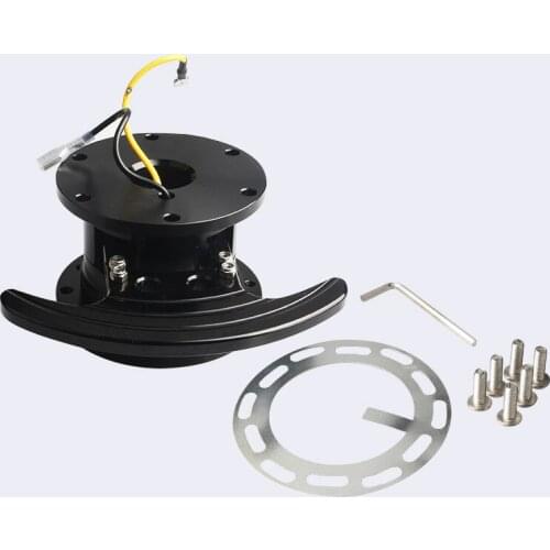 Source factory car steering wheel quick release device/racing quick release device/new tiltable flip quick release device booste