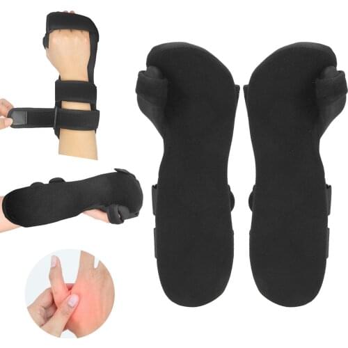 Wrist Support Brace Adjustable Finger Splint Arthritis Band Belt Detachable Carpal Tunnel Splint for Stroke Wrist Protector