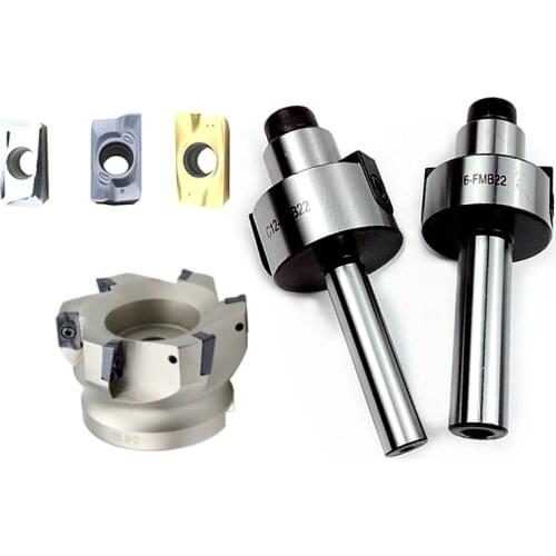 1set C12 C16 FMB22 27+BAP300R BAP 400R Cutter Head+10pcs apmt1135/apmt1604 Carbide Inserts Face Milling cutter end mill adapter