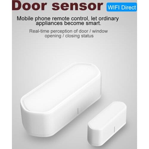 Tuya Smart WiFi Door Window Magnetic Sensor Open Closed Detectors Burglar Alert Home Security App remote alarm Business Office